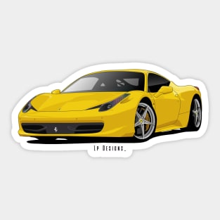 Italia 458 Sticker